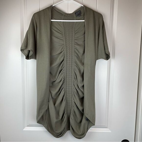 Fluent Life sage green cardigan (0391) - Picture 1 of 8